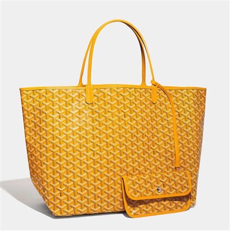 celebrity goyard yellow|Goyard’s Saint Louis Tote Bag Is Almost As Elusive As The.